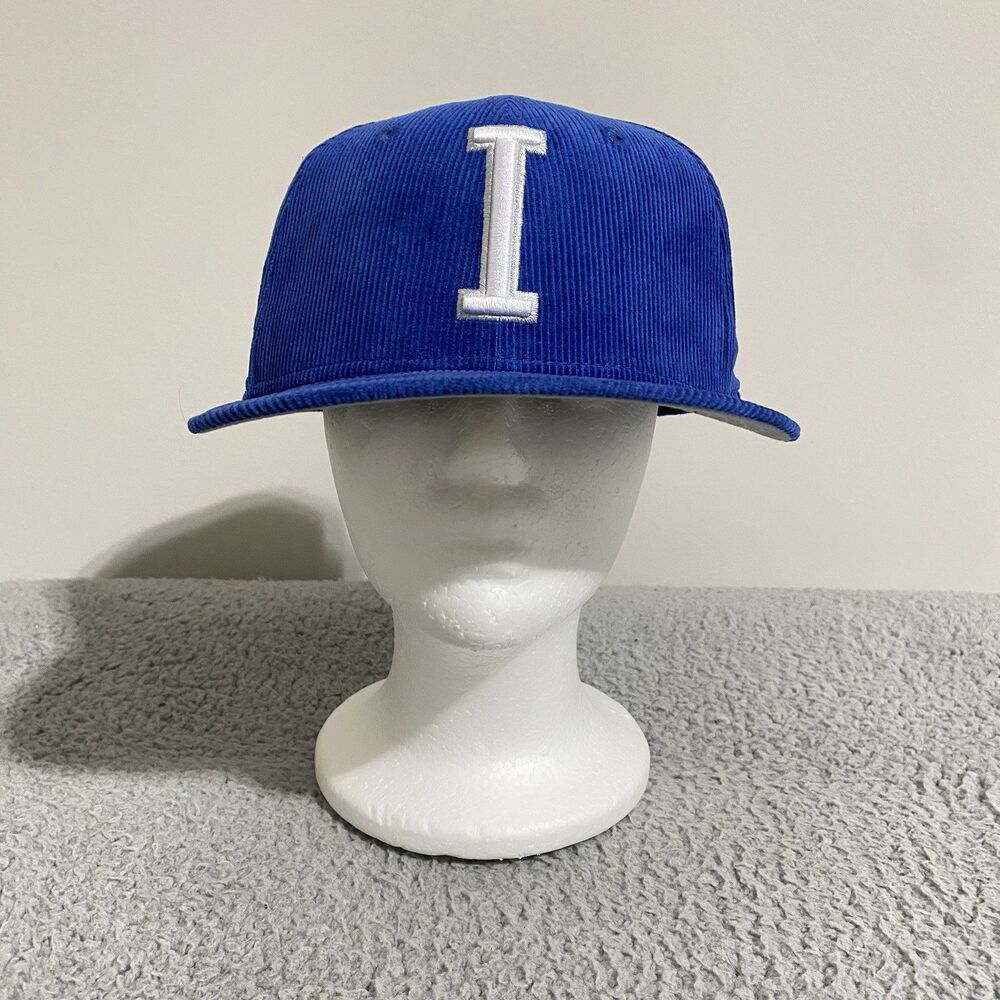 Italy WBC Hat New Era 7 1/4 Blue Corduroy 59FIFTY World Baseball Classic NEW